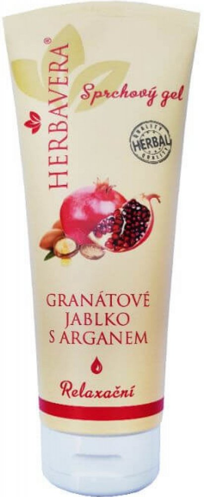 Herbavera Granátové jablko s arganem sprchový gel 250 ml