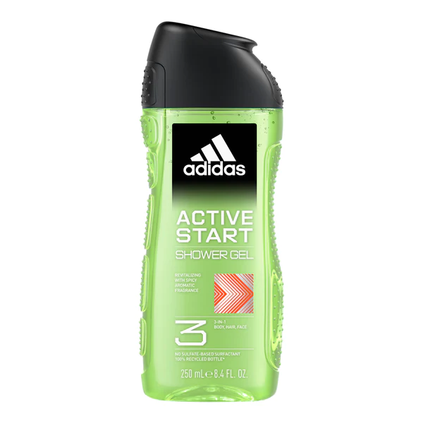 Adidas sprchový gel Active Start 3in1 pro muže 250 ml