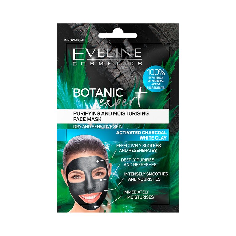 Eveline Botanic Expert čistící maska na tvář 2 x 5ml