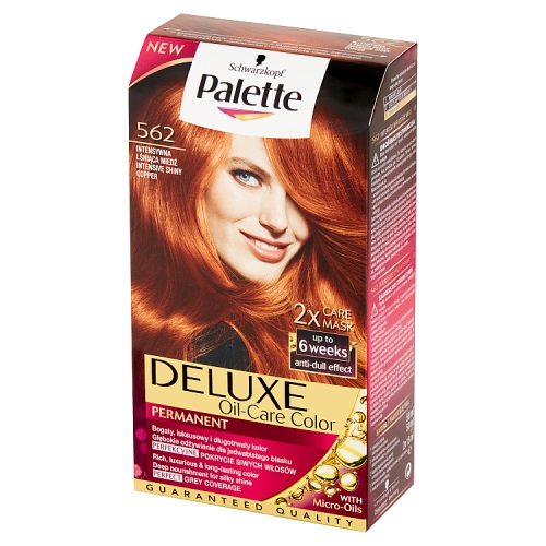 Palette Deluxe barva na vlasy 7-77 Intenzivní zářivě měděný 562