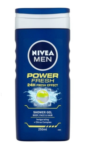 Nivea pánský sprchový gel Power Refresh 250 ml