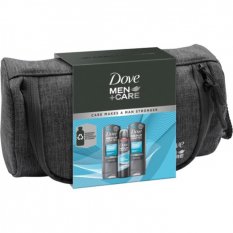 GIFT SET Dove Men+Care 2xsprchový gel 250ml +antiperspirant 150ml + taška