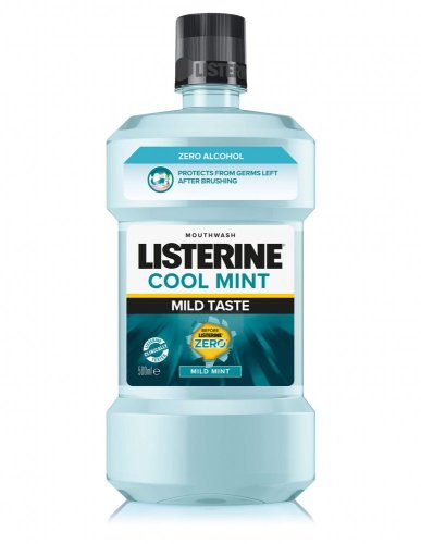 Listerine Zero ústní voda Mild Mint 500 ml