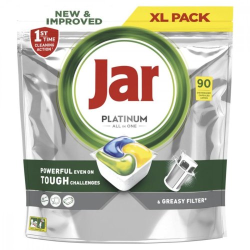 Jar Platinum Kapsle do myčky Lemon 90 ks