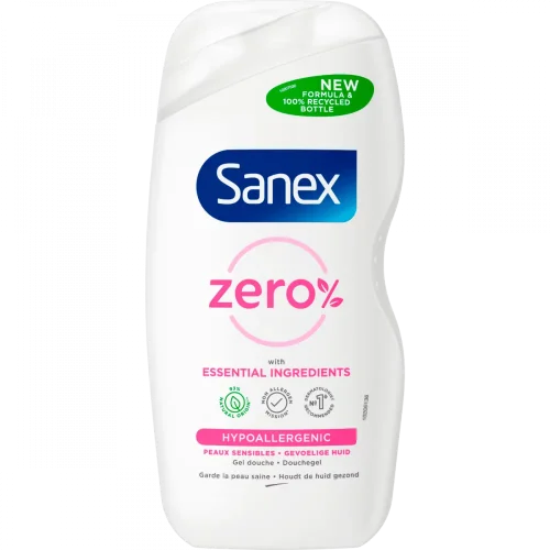 Sanex Zero% Sensitive Skin Sprchový gel 500 ml