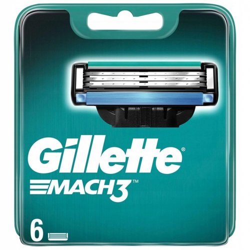 Gillette MACH 3 6 náhrady