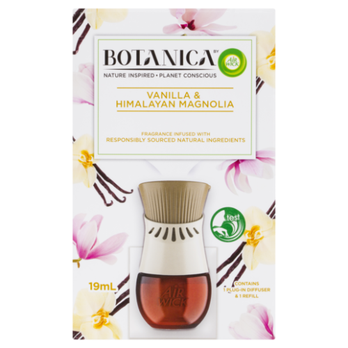 Air Wick Botanica Tekutá náplň do elektrického přístroje vanilka a himalájská magnolie 19 ml