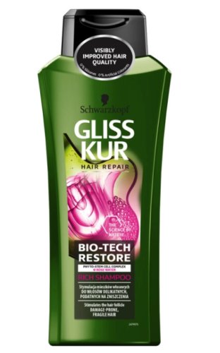 SCHWARZKOPF Gliss Kur Šampon Bio Tech Restore 400 ml