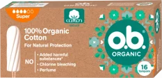 O.B. Tampóny Organic Super 16 ks