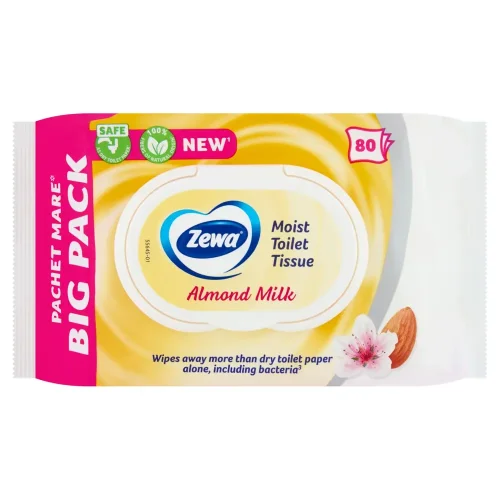 Zewa vlhčený toaletní papír Almond Milk 80 kusů