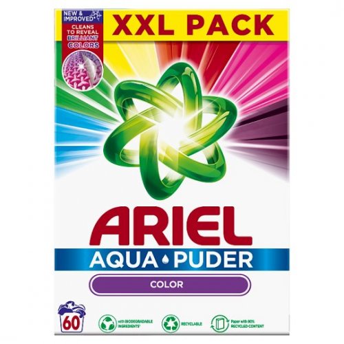 Ariel prací prášek Color 3,9 kg XXL Pack 60 praní