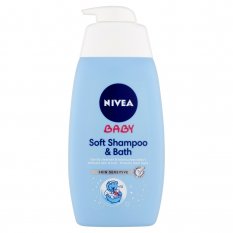NIVEA Baby Šampon a pěna do koupele 2v1 500 ml