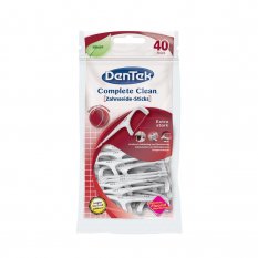 DenTek Complete Clean zubní párátko + zubní nit palička Extra silné 40 kusů