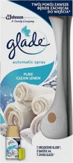 Glade Sense&Spray strojek+náplň+baterie Pure Clean Linen 250 ml