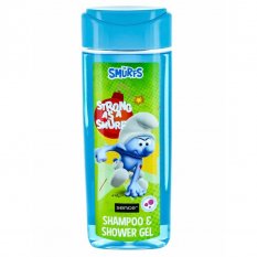 Šmoulové Green Bubblegum 2v1 sprchový gel + šampon 210 ml