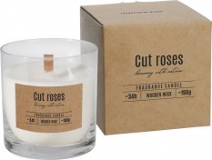 BISPOL Vonná svíčka Cut Roses 190 g
