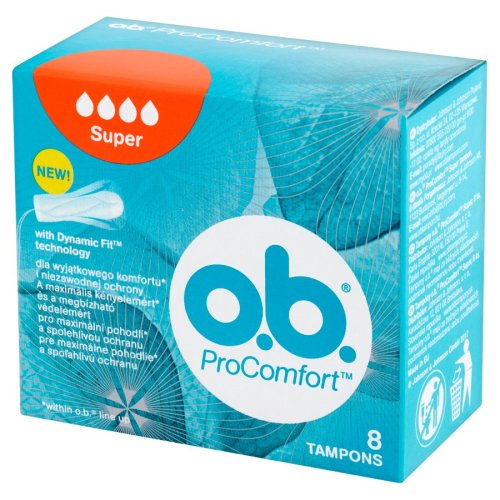 O.B. tampony Pro Comfort Super 8 kusů