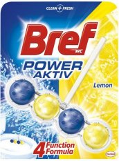 Bref Power Aktiv Lemon tuhý WC blok 50 g