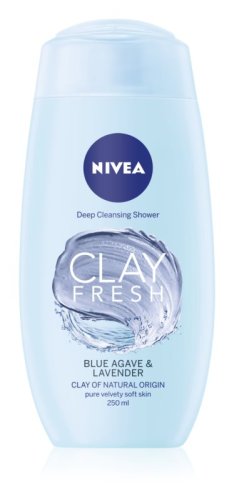 Nivea dámský sprchový gel Clay Fresh Blue Agave & Lavender 250 ml