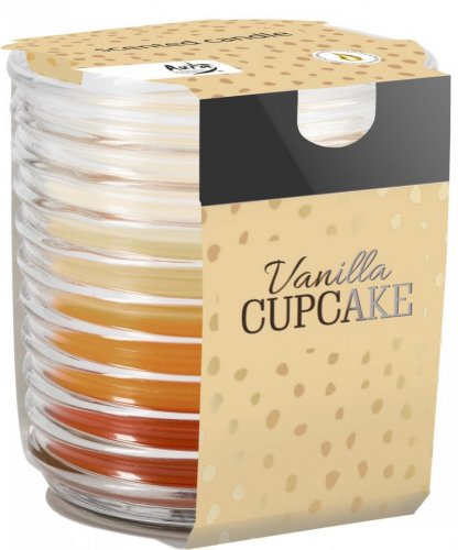 BISPOL Vonná svíčka ve skle - Vanilla cupcake 130 g