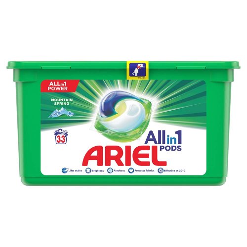 Ariel Allin1 Pods Mountain Spring Kapsle Na Praní 33 praní