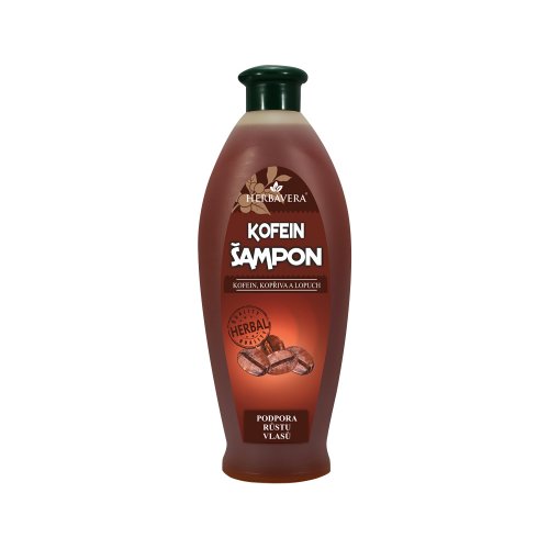 Herbavera vlasový šampon kofeinový 550 ml