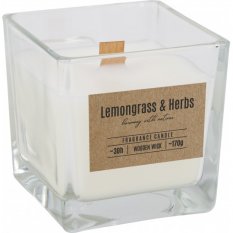 BISPOL vonná svíčka Lemongrass & Herbs 170 g