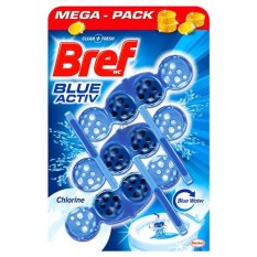 Bref Blue Aktiv Chlorine WC blok 3 x 50 g