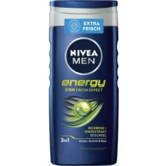 Nivea Sprchový Gel Men 3v1 Energy 250 ml