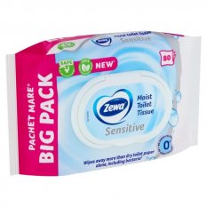 Zewa - vlhčený toaletní papír Sensitive 80 ks