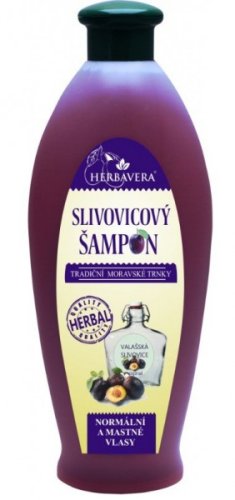 HERBAVERA Slivovicový šampon s panthenolem 550 ml