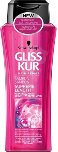 SCHWARZKOPF Gliss Kur Dámský šampon Supreme Lenght 250 ml