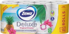 Zewa Deluxe toaletní papír Tropical dreams  3vrstvý 16 rolí