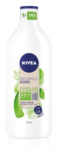 Nivea Naturally Good Aloe Vera tělové mléko 350 ml