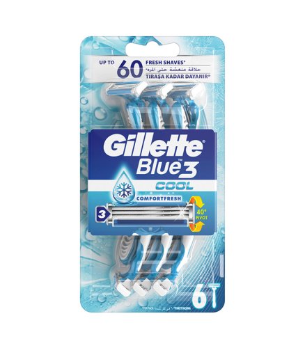 Gillette Blue3 jednorázové holítko 6 kusů