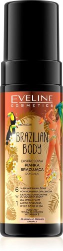 Eveline Cosmetics Brazilian body expresní samoopalovací pěna na tělo 150 ml