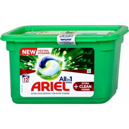 Ariel gelové kapsle Extra Clean 12 ks