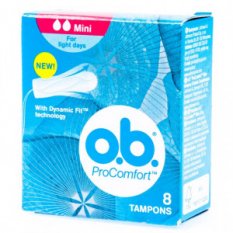 O.B. tampony Pro Comfort mini 8 ks