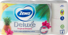 Zewa Deluxe Tropical Dreams toaletní papír 3 vrstvý 8ks