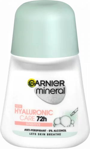 Garnier Mineral Hyaluronic Care Sensitive 72h roll on antiperspirant 50 ml