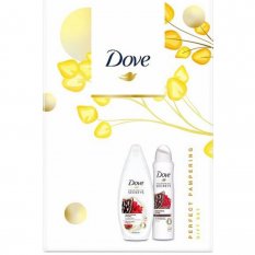 Dove Nourishing Secrets Vyživující African Ritual Kakao & Ibišek sprchový gel 250 ml + antiperspirant deodorant sprej 150 ml, kosmetická sada