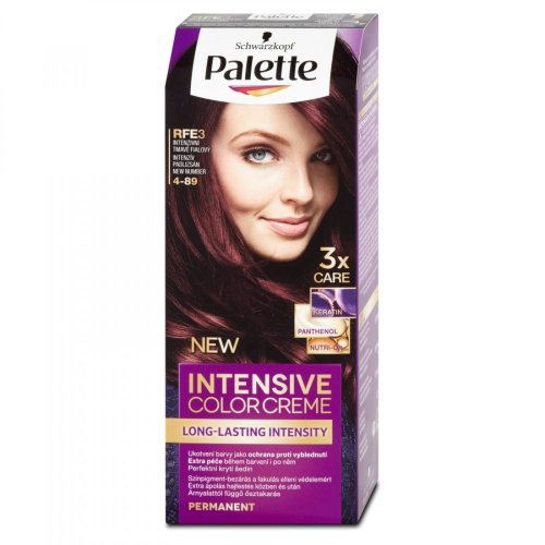 Palette Intensive Color Creme barva na vlasy RFE3 Intenzivní tmavě fialová 4-89
