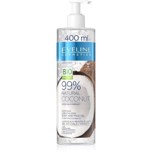 Eveline Cosmetics Kokos zklidňující a revitalizační tělový gel 400 ml