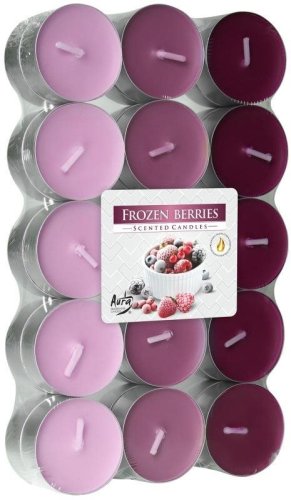 BISPOL Vonné čajové svíčky Frozen berries 30 kusů