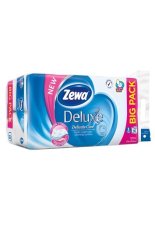 Zewa Deluxe toaletní papír 3 vrstvý Aqua tube Delicate Care 16 rolí