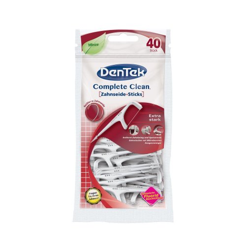 DenTek Complete Clean zubní párátko + zubní nit palička Extra silné 40 kusů