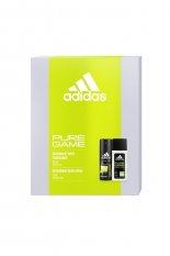 GIFT SET Adidas Pure Game deodorant s rozprašovačem 75 ml + deodorant 150 ml