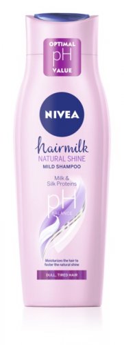 Nivea Hairmilk Natural Shine Pečující šampon 250ml