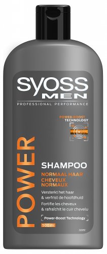 Syoss Men Power vlasový šampon pro muže s koffeinem 500 ml