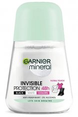 Garnier Mineral Invisible Black & White roll on Woman 50 ml